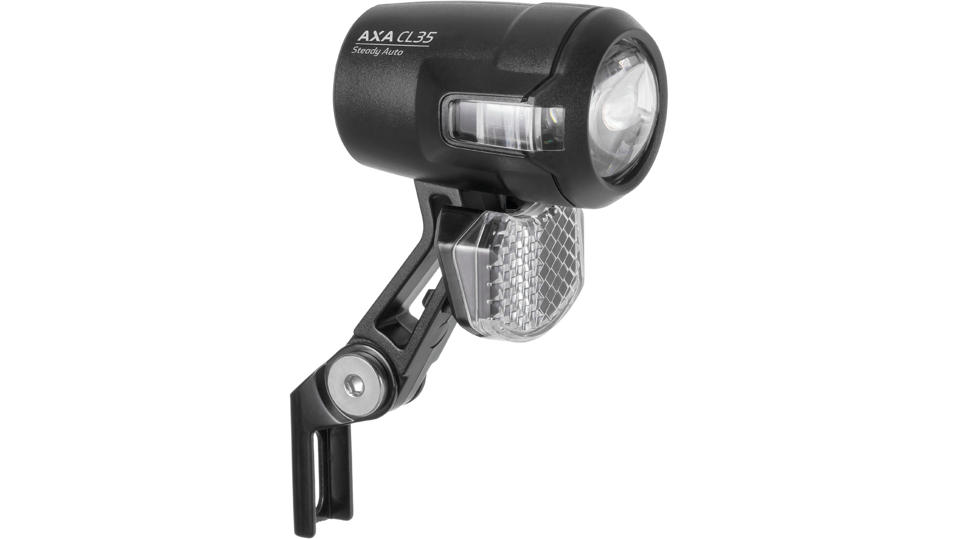 Axa LED-Scheinwerfer Compactline 35, Steady Auto, mit Schalter für Nabendynamo, - Bild 1