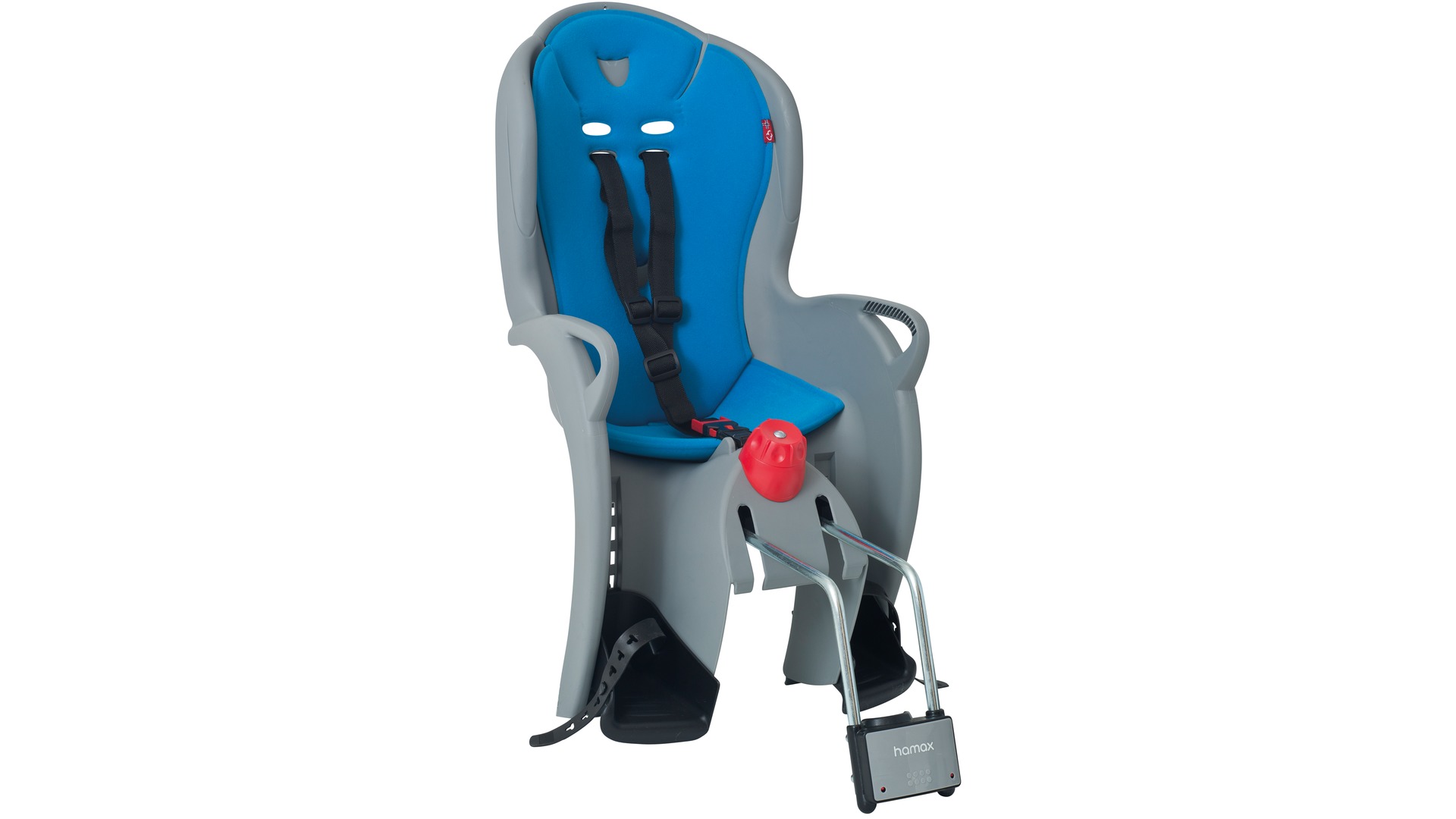 Hamax Kindersitz Sleepy, Schale: hellgrau, Polster: hellblau - Bild 1