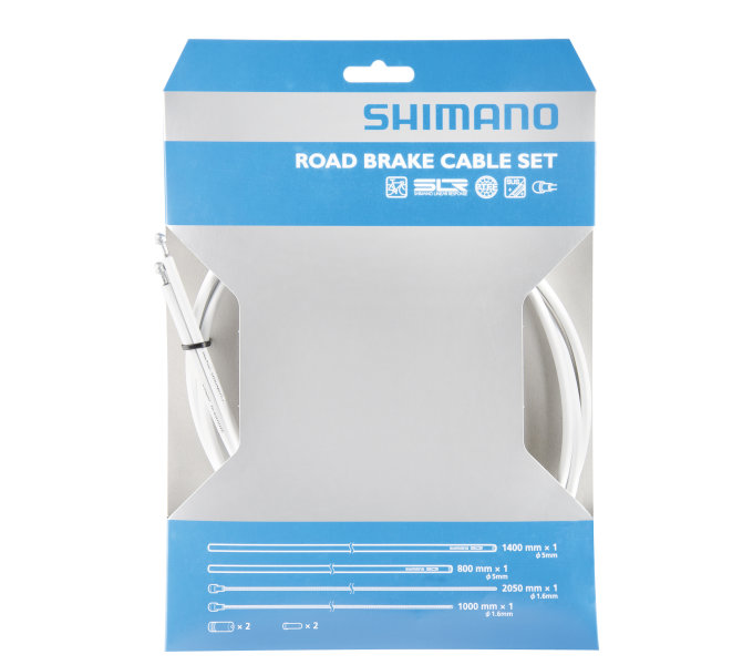 SHIMANO Bremszug-Set Road SIL-TEC beschichtet-Schwarz-image