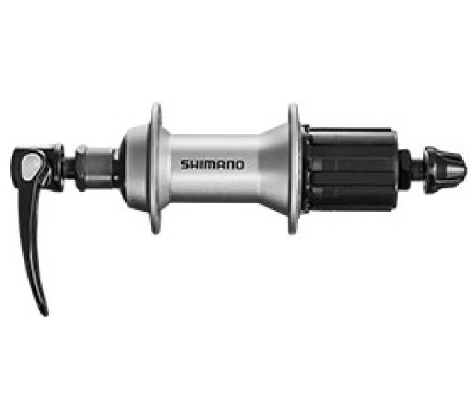 SHIMANO Hinterradnabe FH-T4000 8/9-fach für Felgenbremse-Silber-image