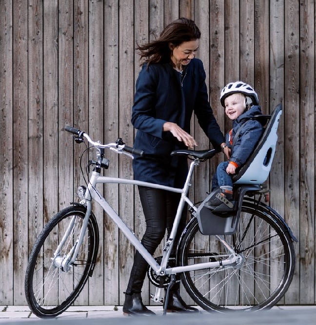 Fahrradsitz Kinder kaufen? Yepp Maxi für das Lastenrad