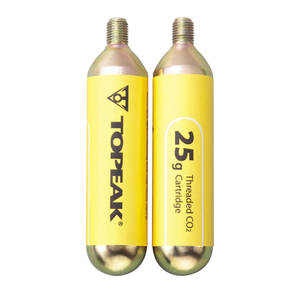 Topeak 25g CO2 Kartuschen mit Gewinde (2er Set) - Bild 1