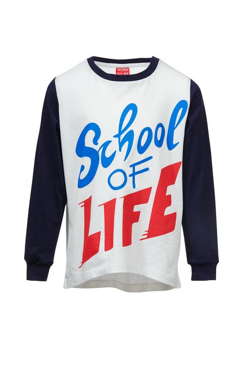 woom SCHOOL OF LIFE Langarm-Shirt-130/140-image